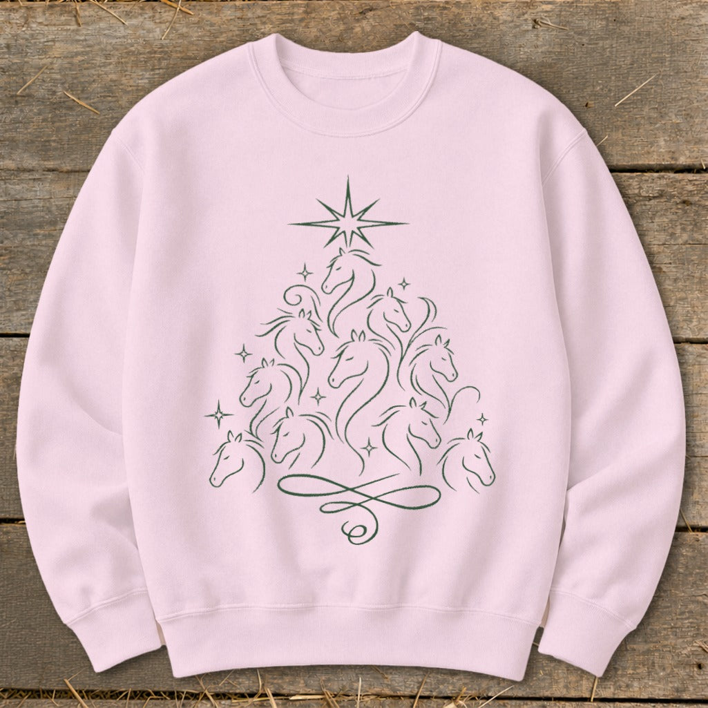 Elegant Horse Tree Sweatshirt