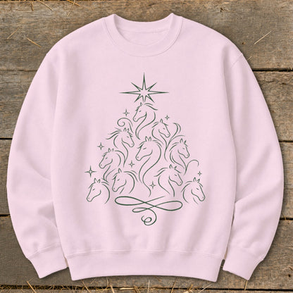 Elegant Horse Tree Sweatshirt