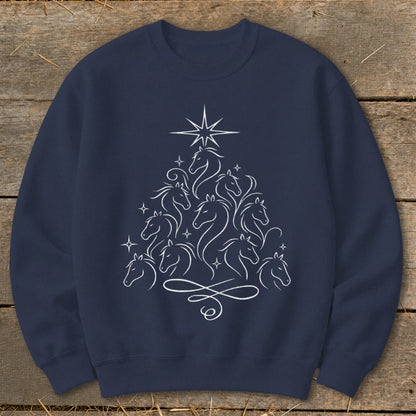 Elegant Horse Tree Sweatshirt