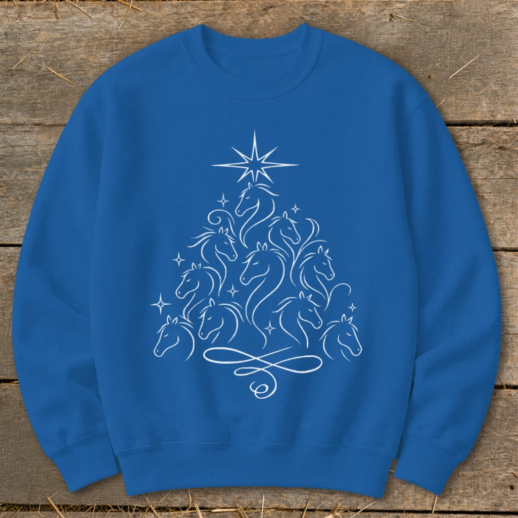 Elegant Horse Tree Sweatshirt