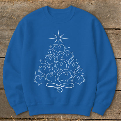 Elegant Pig Tree Sweatshirt