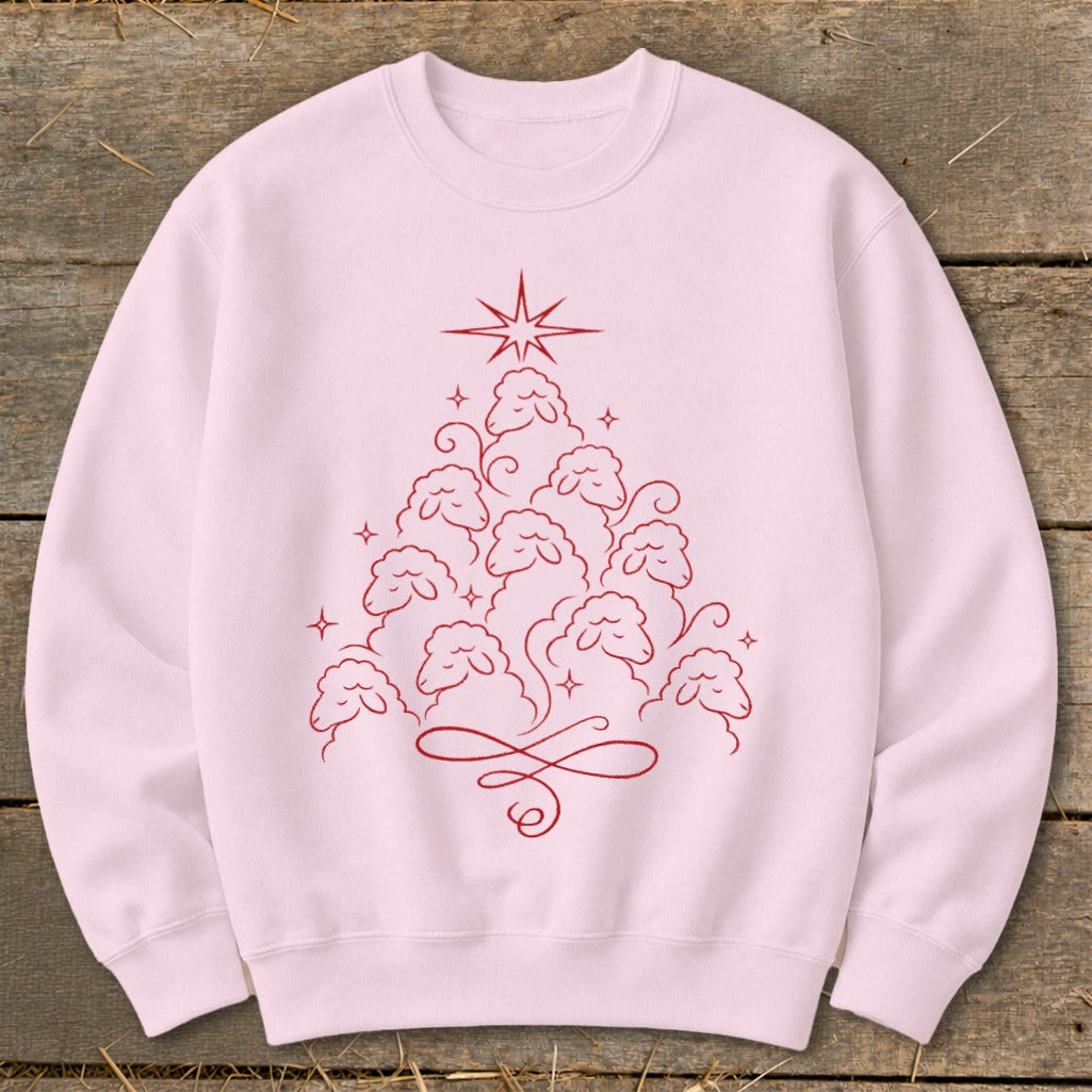 Elegant Sheep Tree Sweatshirt