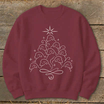 Elegant Sheep Tree Sweatshirt