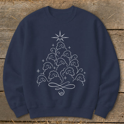 Elegant Sheep Tree Sweatshirt