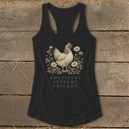 Emotional Support Chicken Racerback Tank