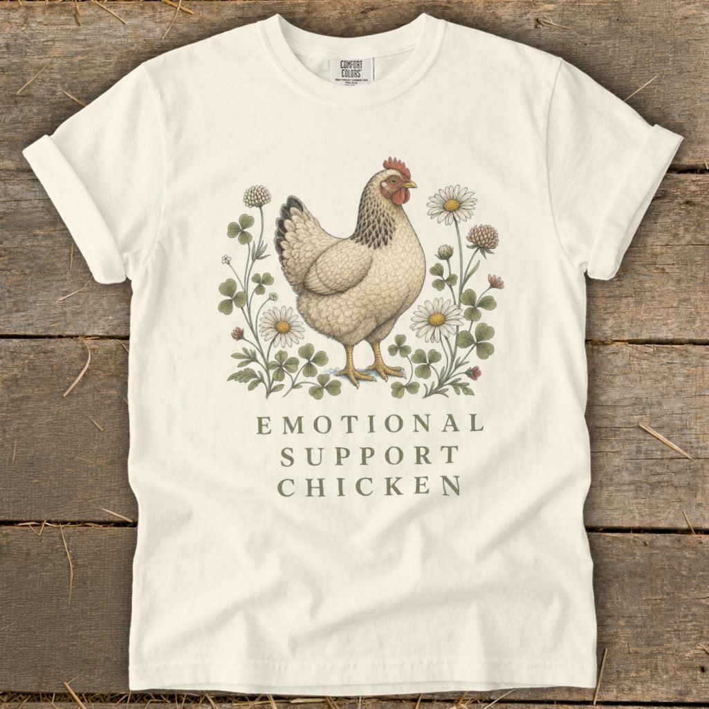 Emotional Support Chicken Signature Tee