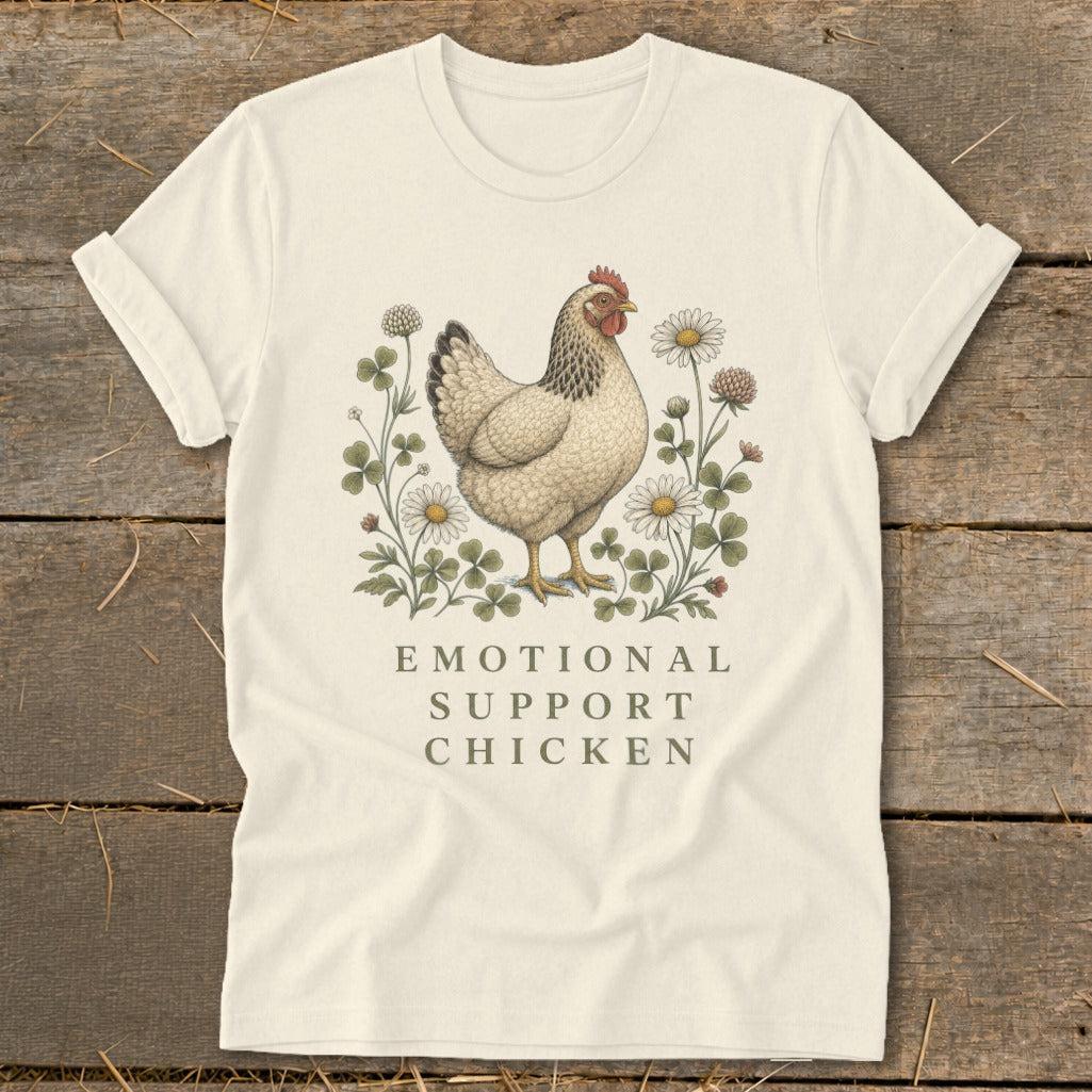 Emotional Support Chicken Softstyle Tee