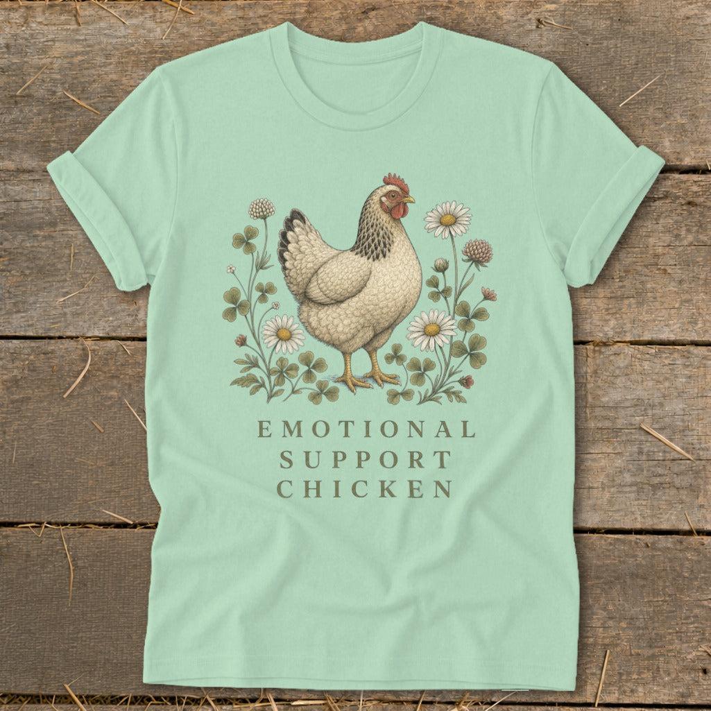 Emotional Support Chicken Softstyle Tee
