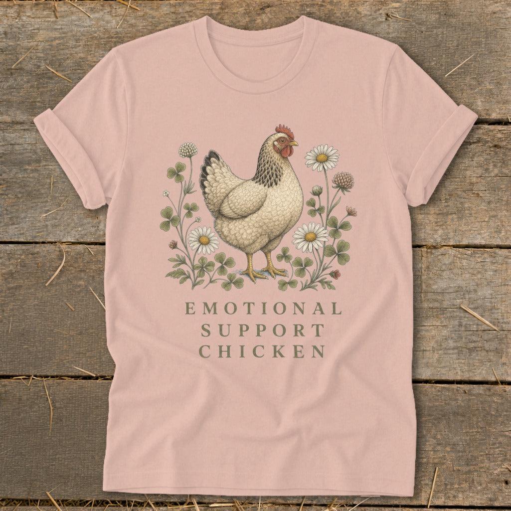 Emotional Support Chicken Softstyle Tee