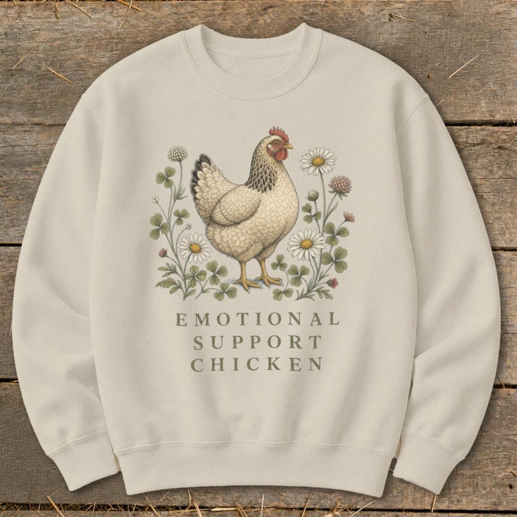 Emotional Support Chicken Sweatshirt