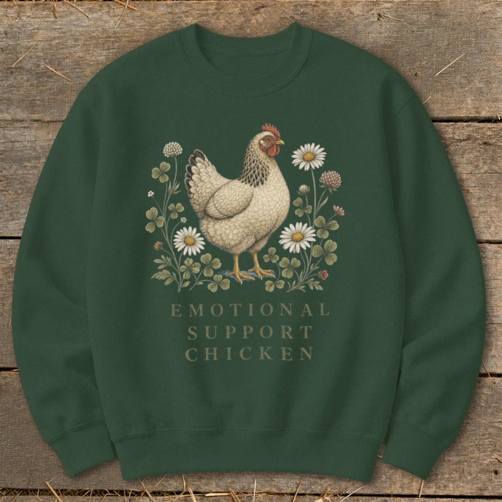 Emotional Support Chicken Sweatshirt