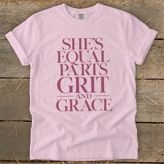 Equal Parts Grit & Grace Signature Tee