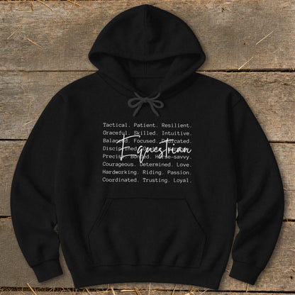 Equestrian Words Hoodie