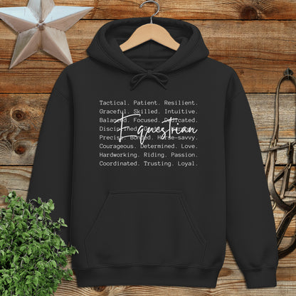 Equestrian Words Hoodie