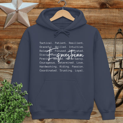 Equestrian Words Hoodie