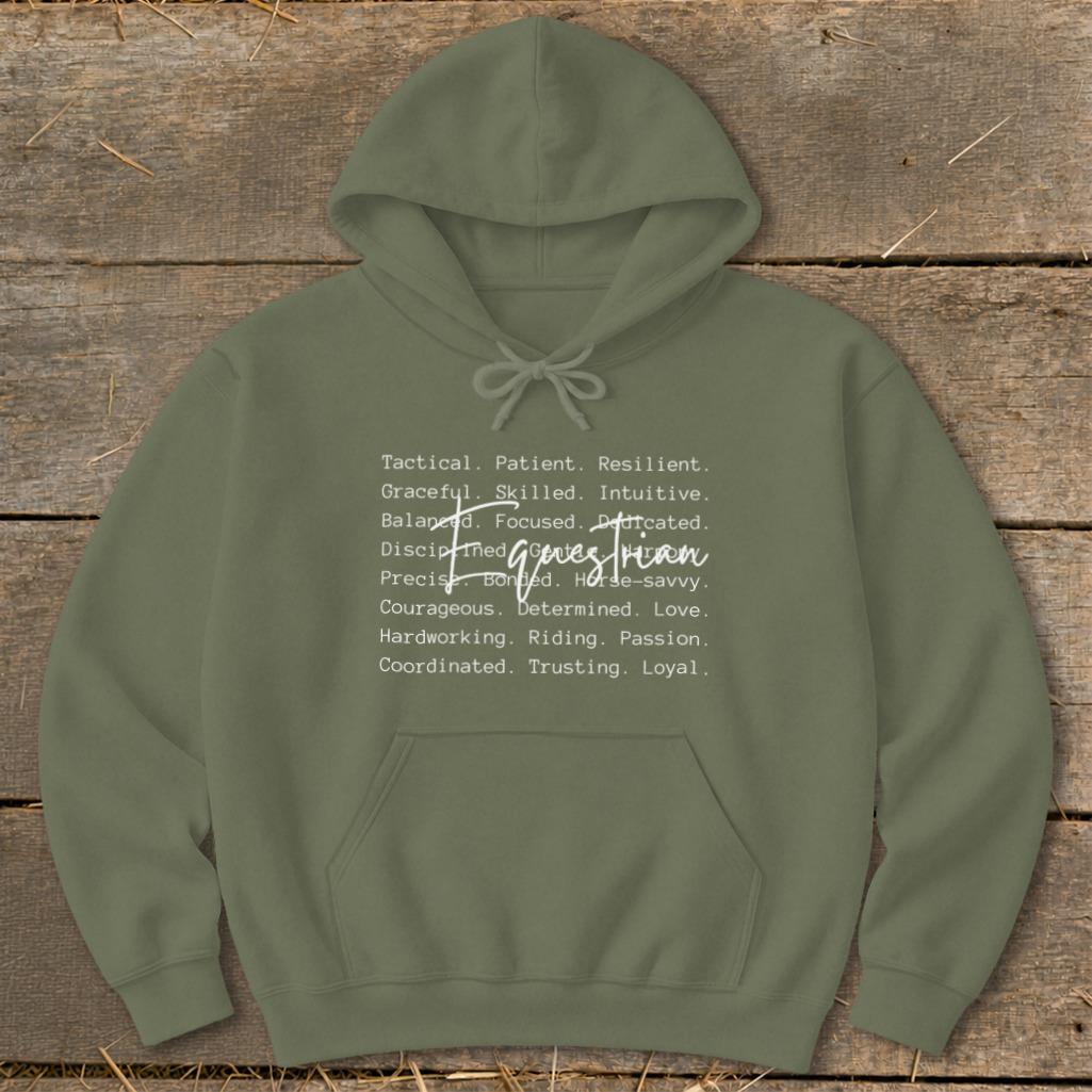 Equestrian Words Hoodie