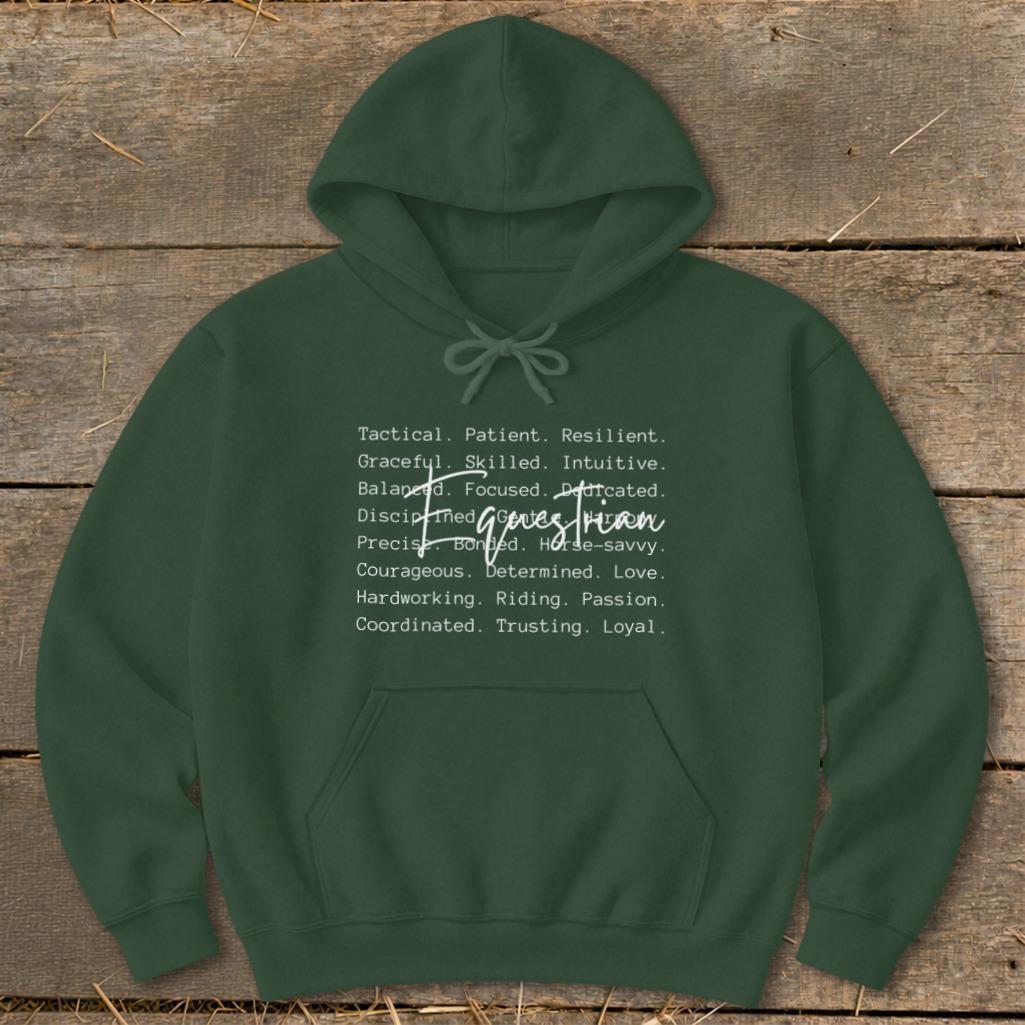 Equestrian Words Hoodie