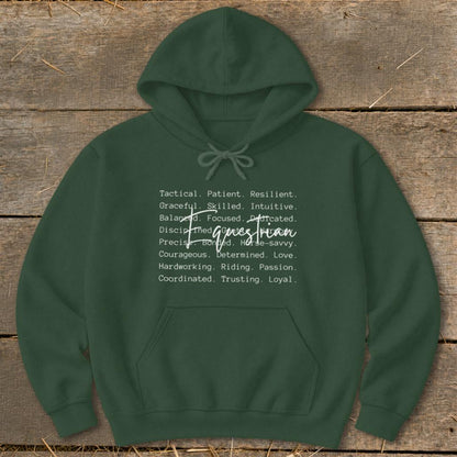 Equestrian Words Hoodie
