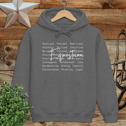 Equestrian Words Hoodie