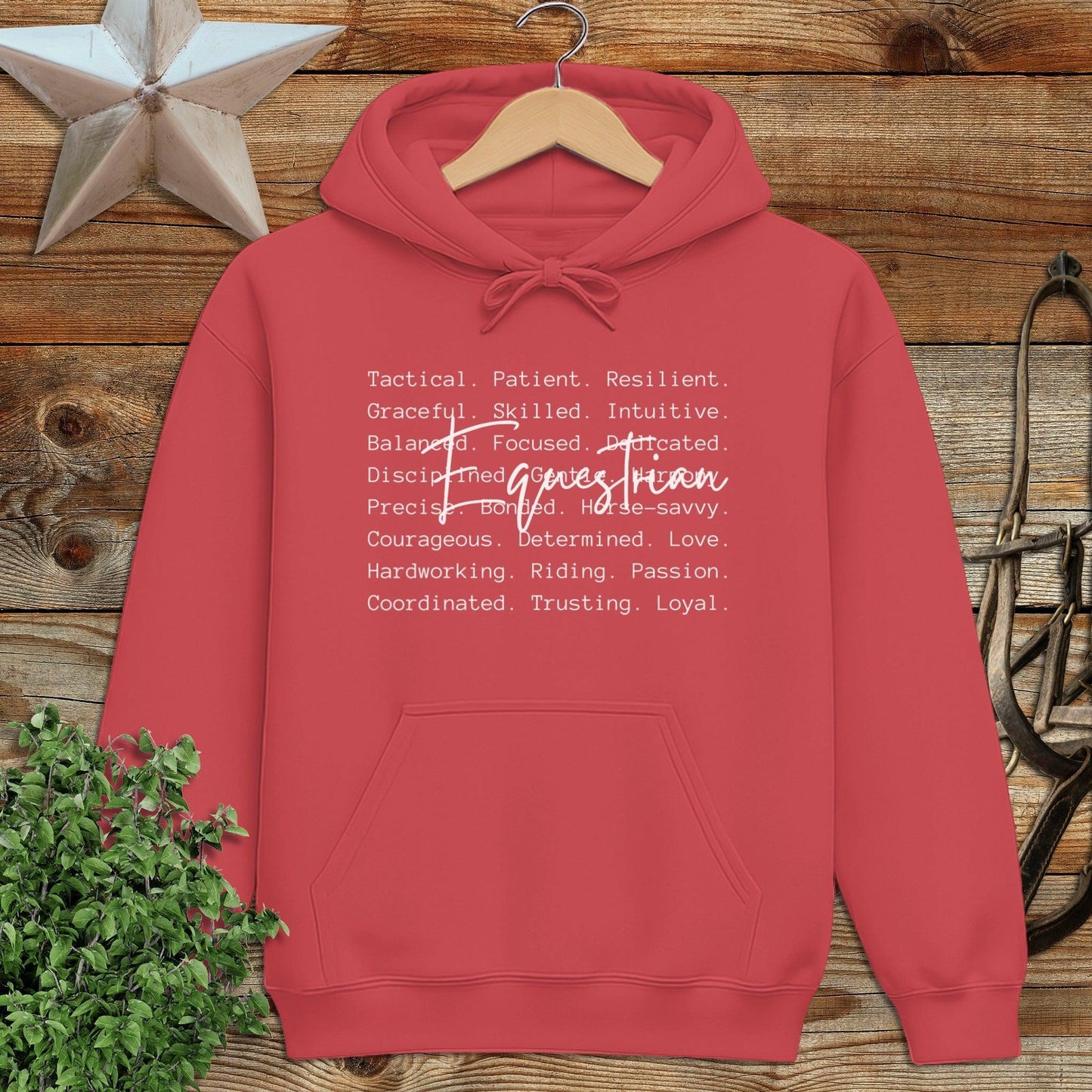 Equestrian Words Hoodie