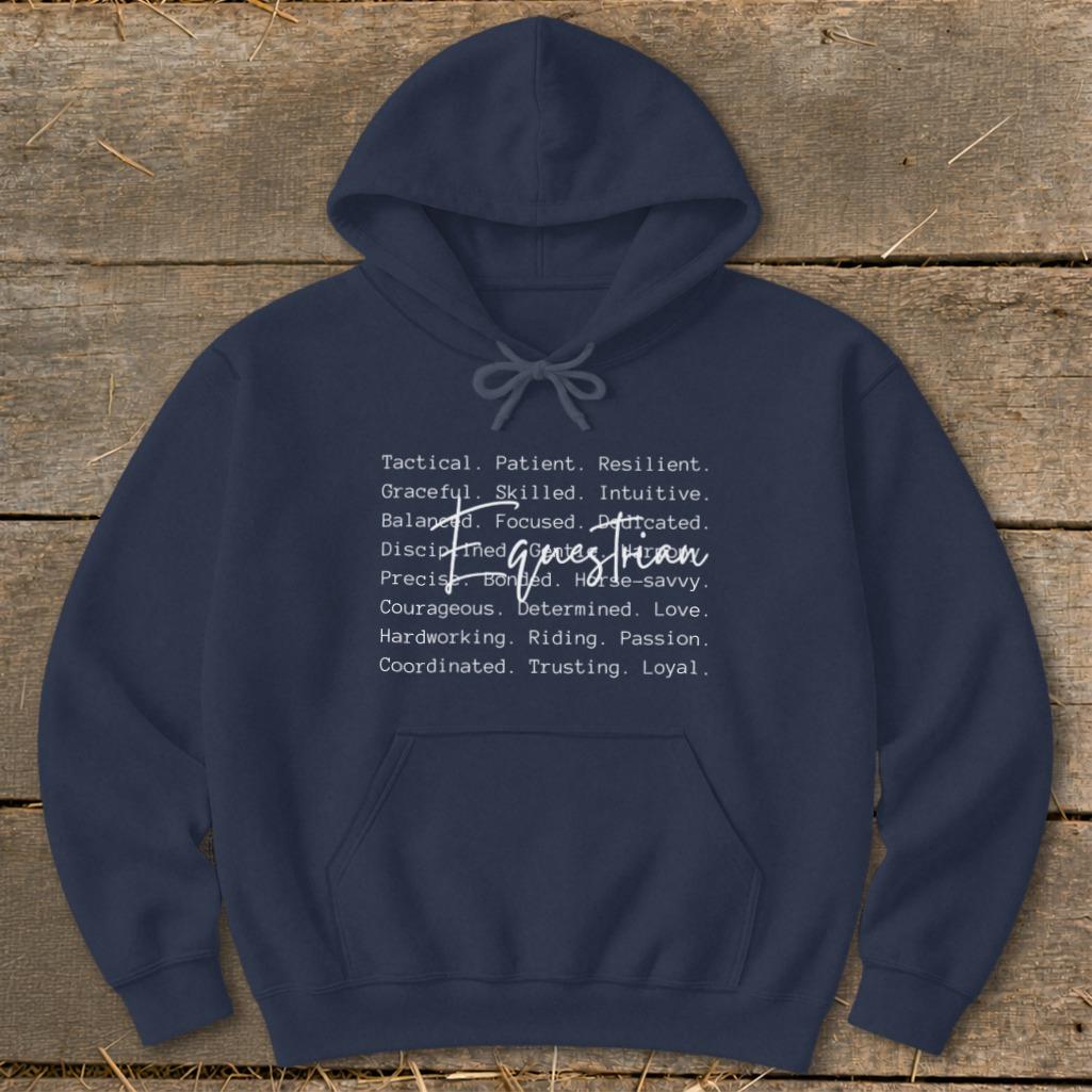 Equestrian Words Hoodie
