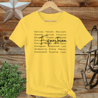 Equestrian Words Ladies Tee