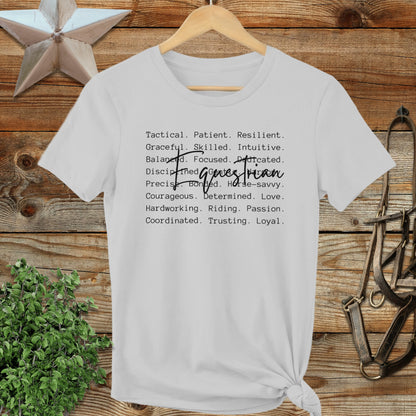 Equestrian Words Ladies Tee