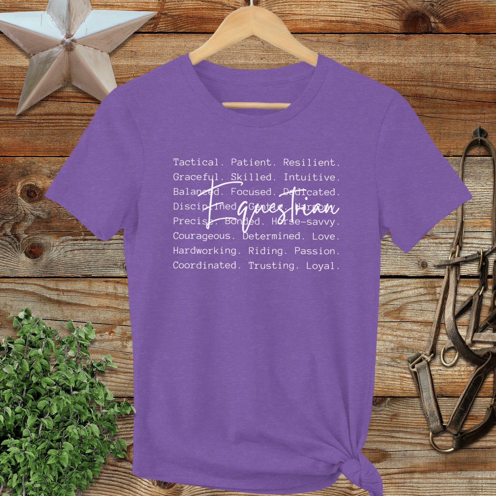 Equestrian Words Ladies Tee
