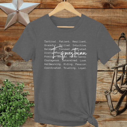 Equestrian Words Ladies Tee