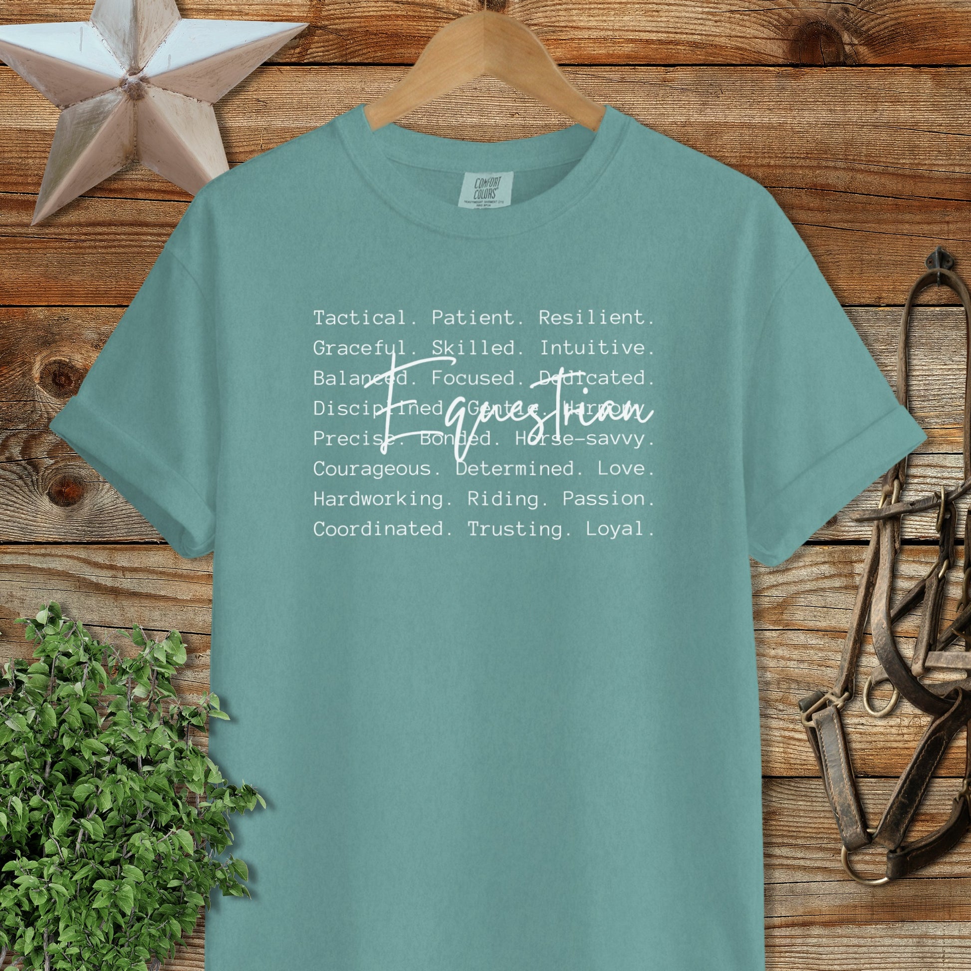 Equestrian Words Signature Tee