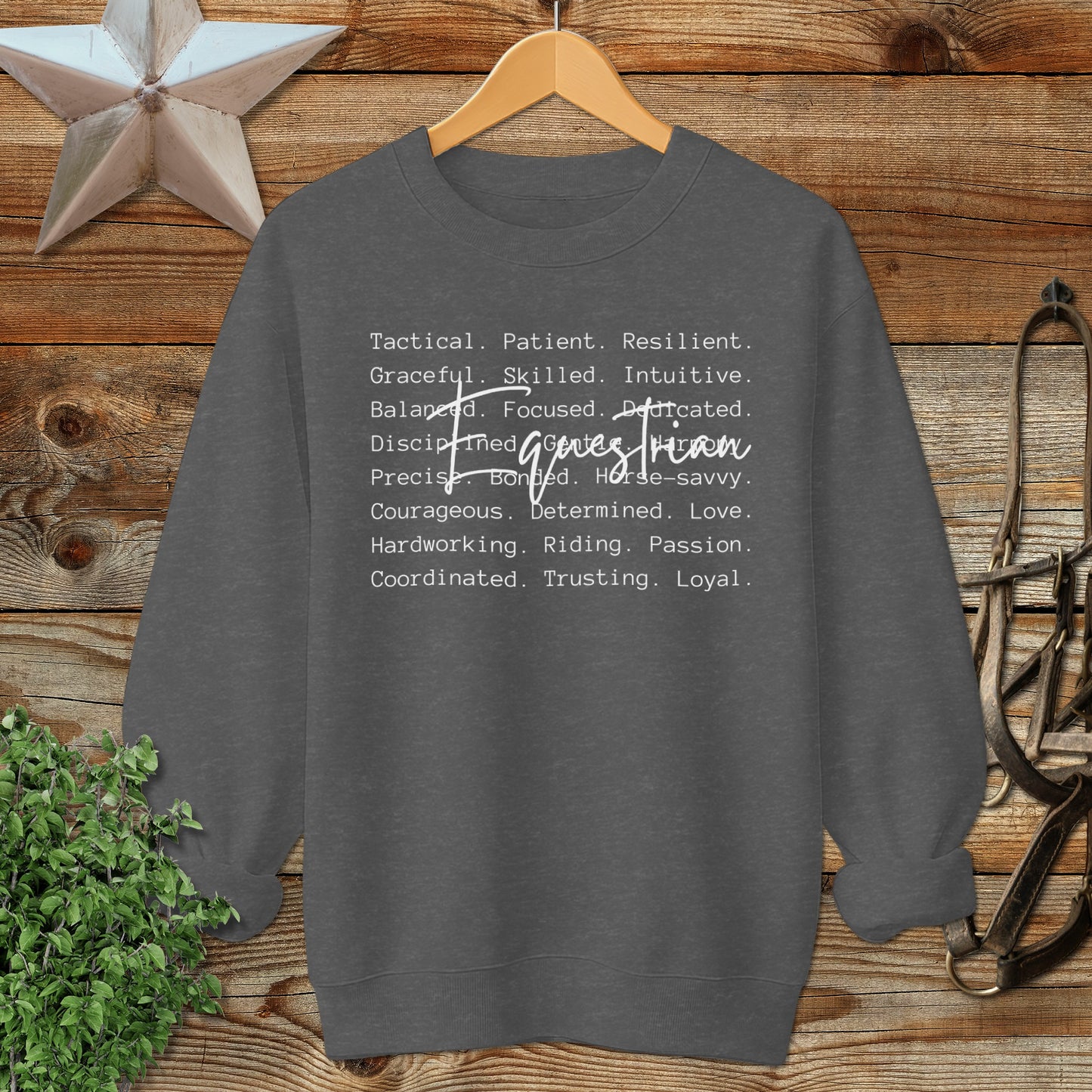Equestrian Words Sweatshirt