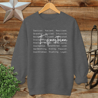 Equestrian Words Sweatshirt