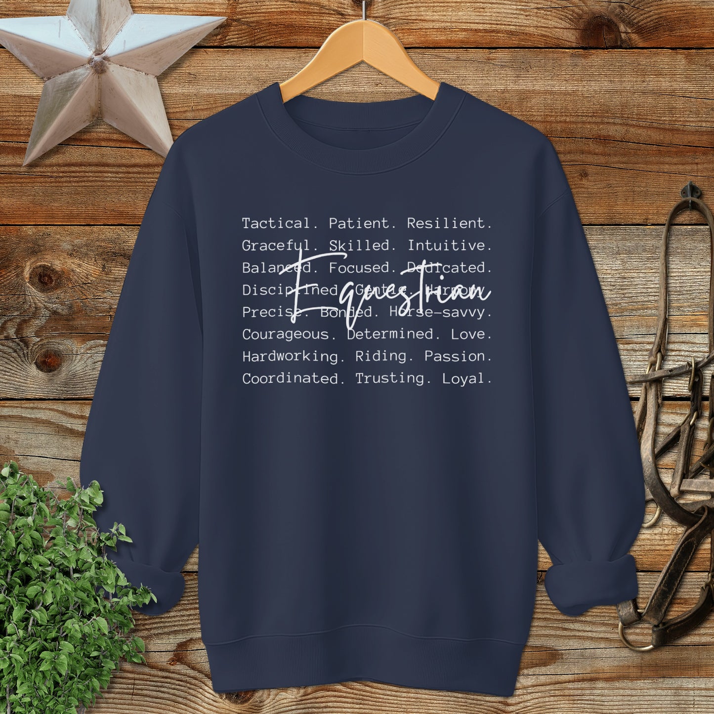 Equestrian Words Sweatshirt