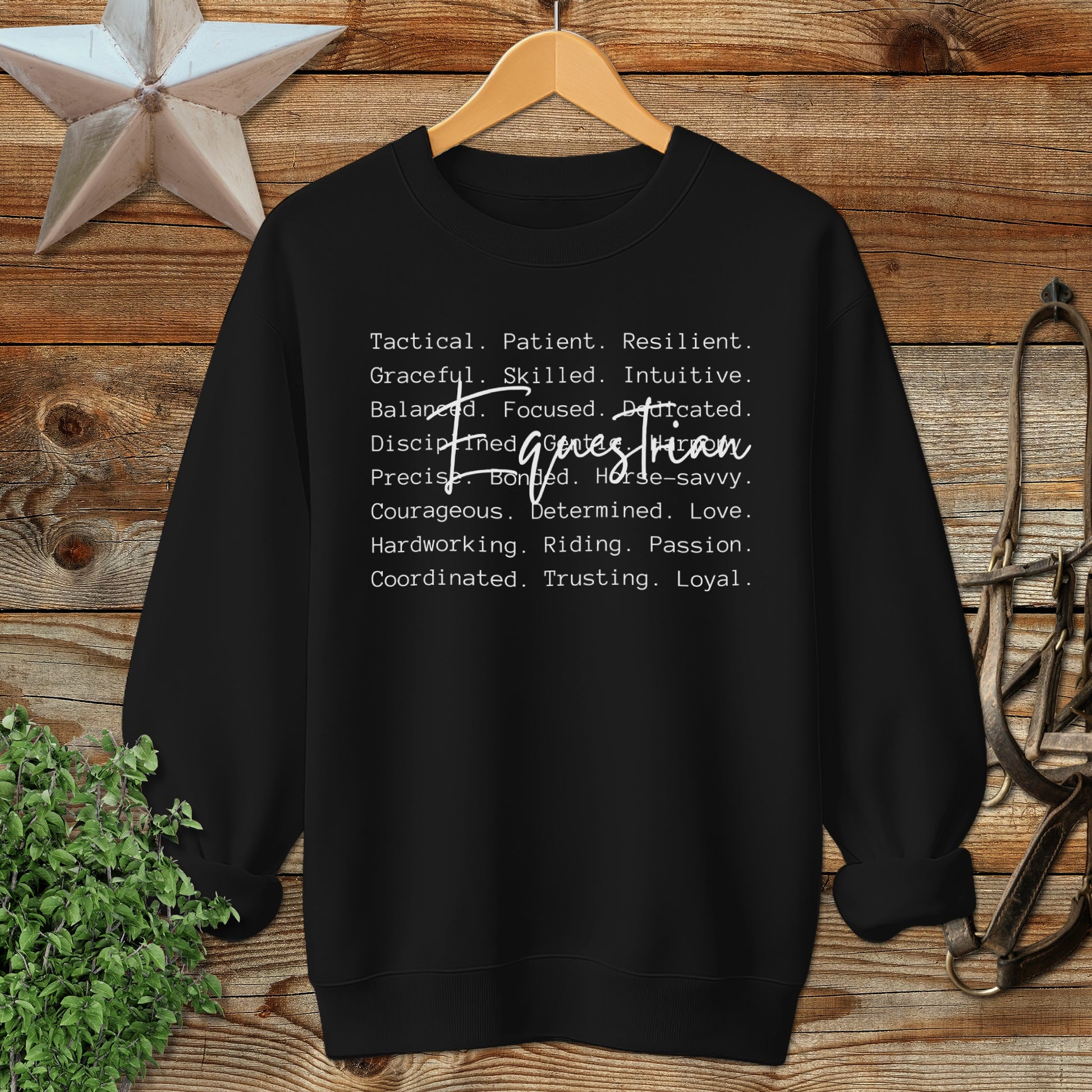 Equestrian Words Sweatshirt