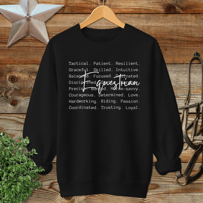 Equestrian Words Sweatshirt