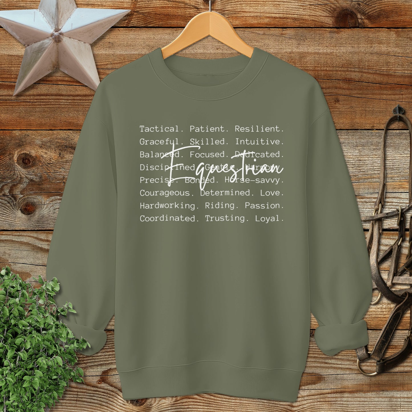 Equestrian Words Sweatshirt