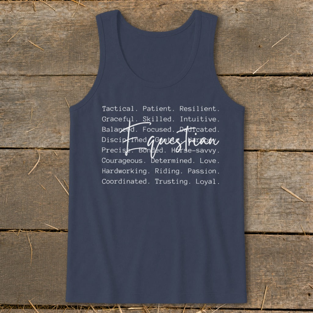 Equestrian Words Tank Top