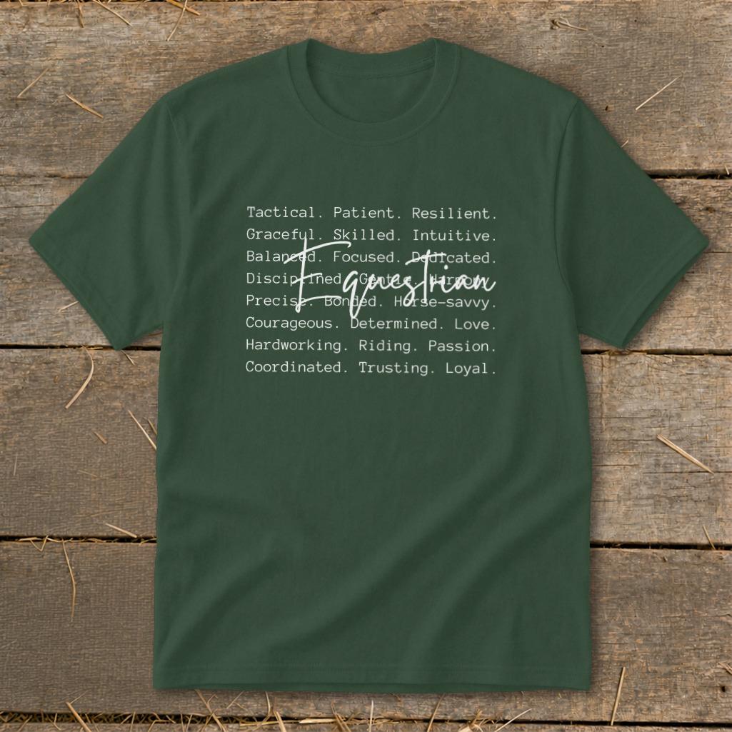 Equestrian Words Youth Tee