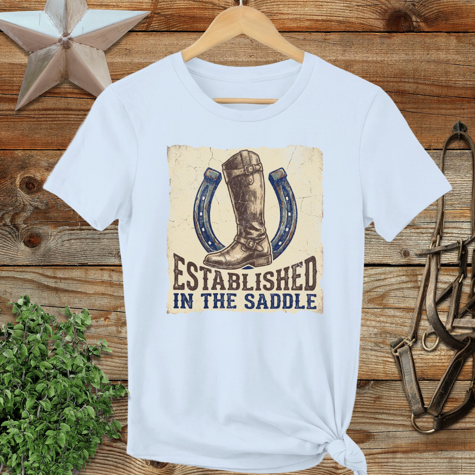 Established in the Saddle Ladies Tee
