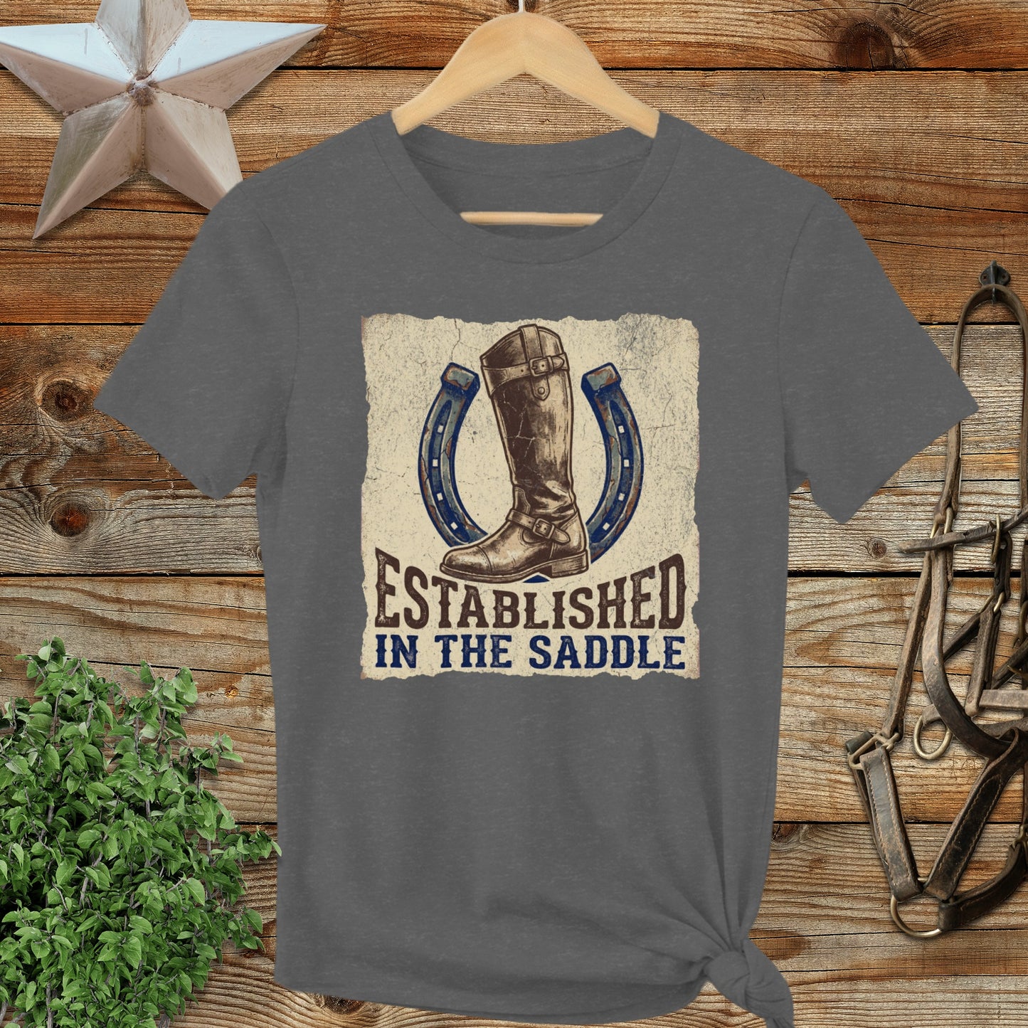 Established in the Saddle Ladies Tee