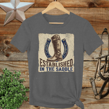 Established in the Saddle Ladies Tee