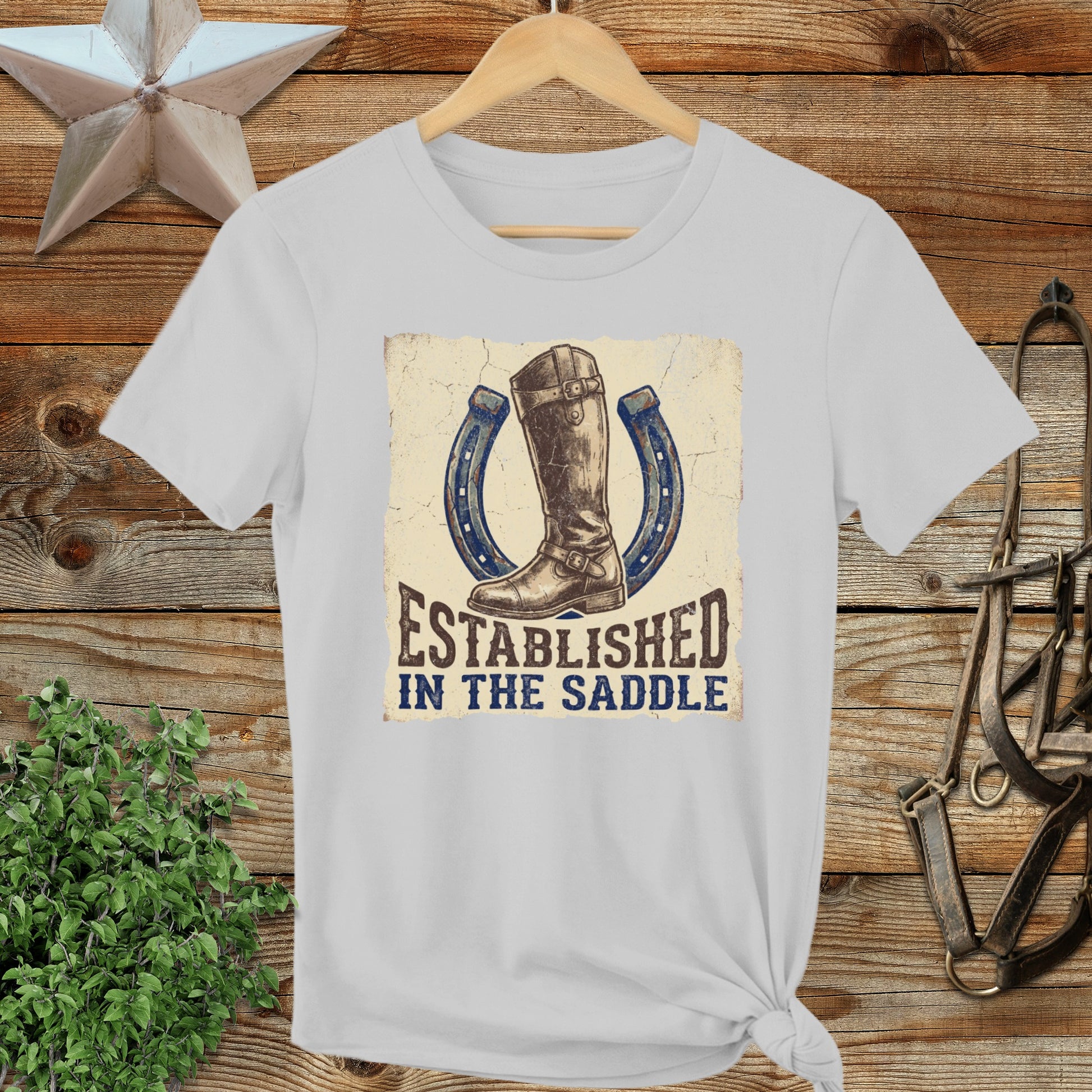 Established in the Saddle Ladies Tee