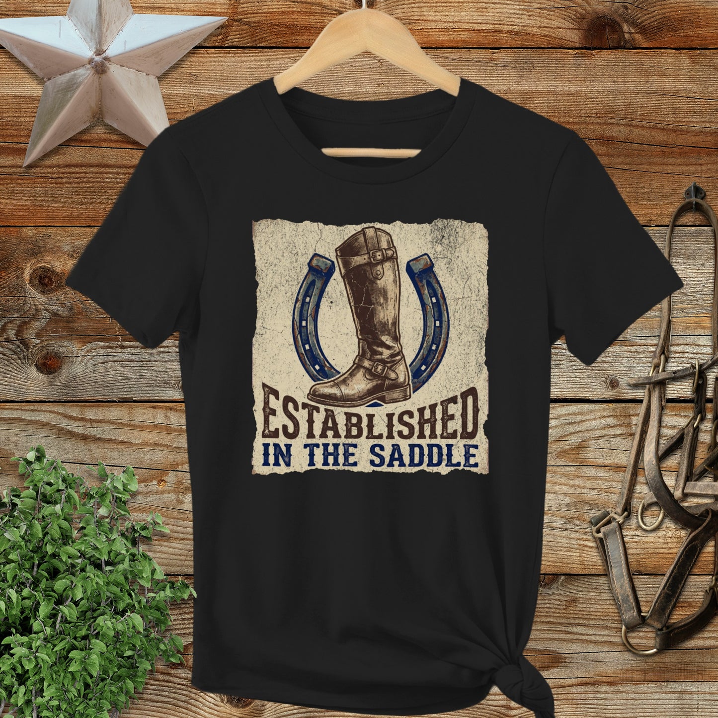 Established in the Saddle Ladies Tee