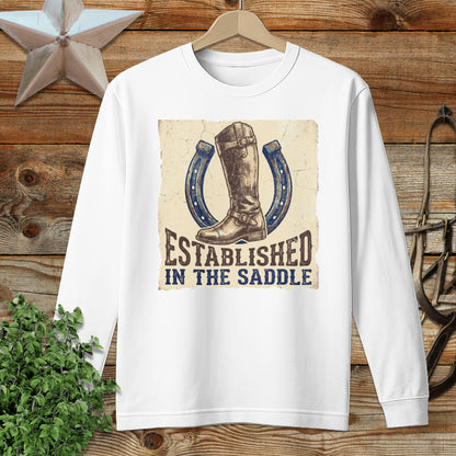 Established in the Saddle Long Sleeve Tee