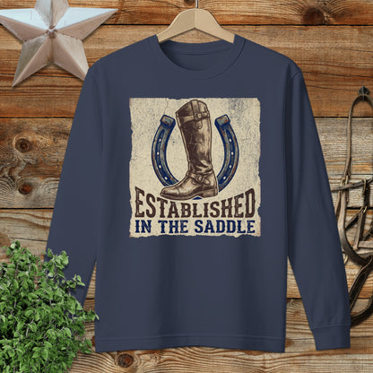 Established in the Saddle Long Sleeve Tee