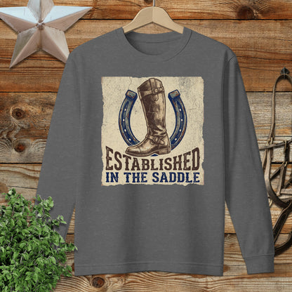 Established in the Saddle Long Sleeve Tee