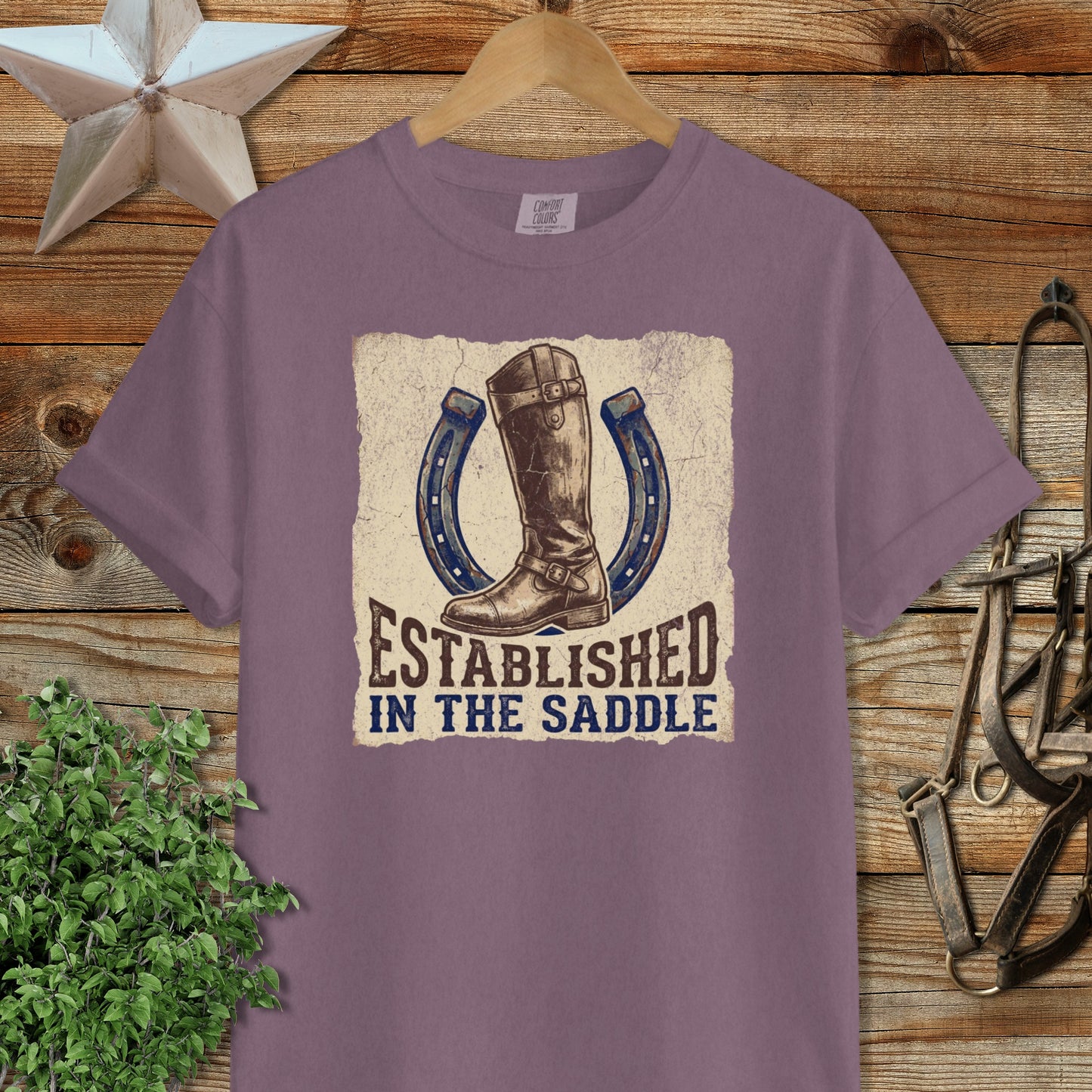 Established in the Saddle Signature Tee