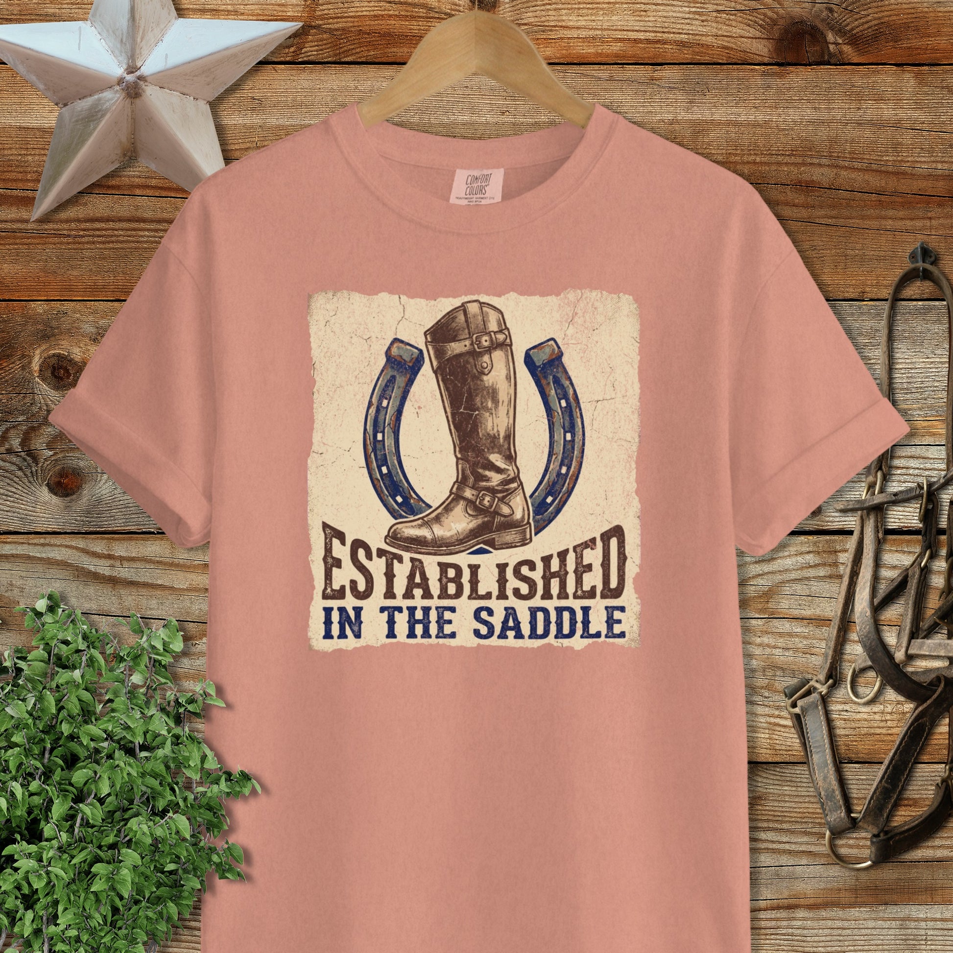 Established in the Saddle Signature Tee