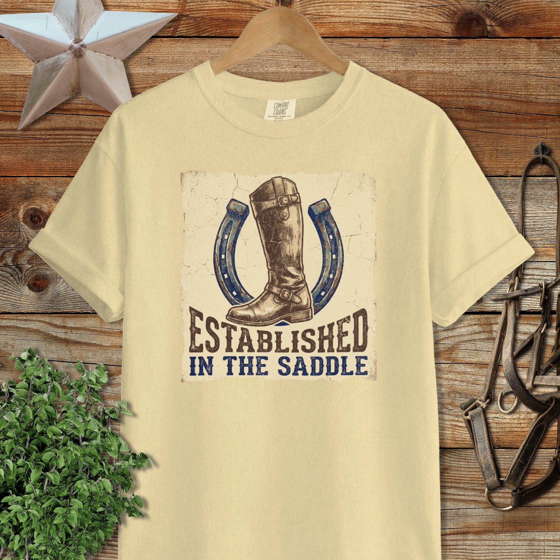 Established in the Saddle Signature Tee