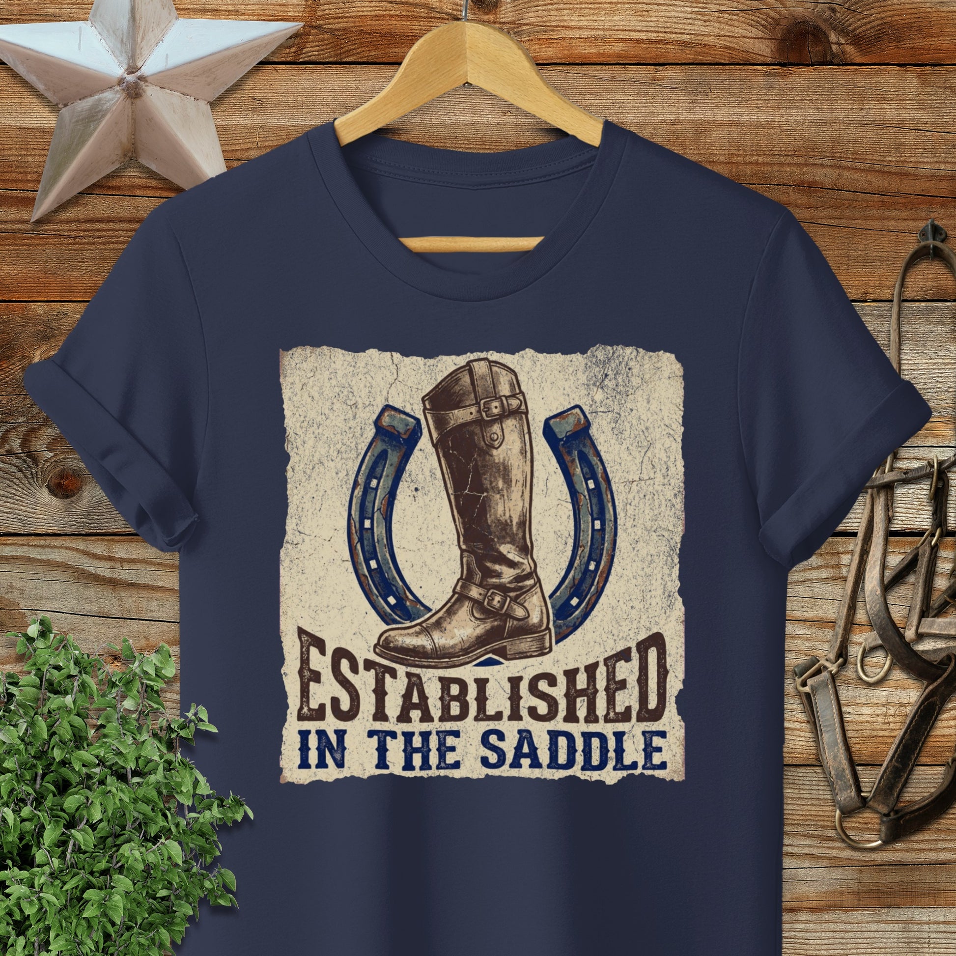Established in the Saddle Softstyle Tee